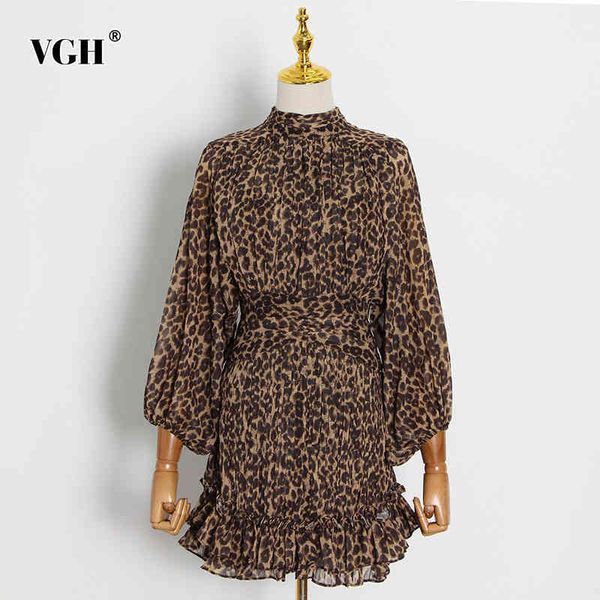 vgh patchwork elegant dress for women stand collar lantern long sleeve high waist leopard ruched mini dresses female new clothes 210421, Black;gray
vgh patchwork elegant dress for women stand collar lantern long sleeve high waist leopard ruched mini dresses female new clothes 210421, Black;gray