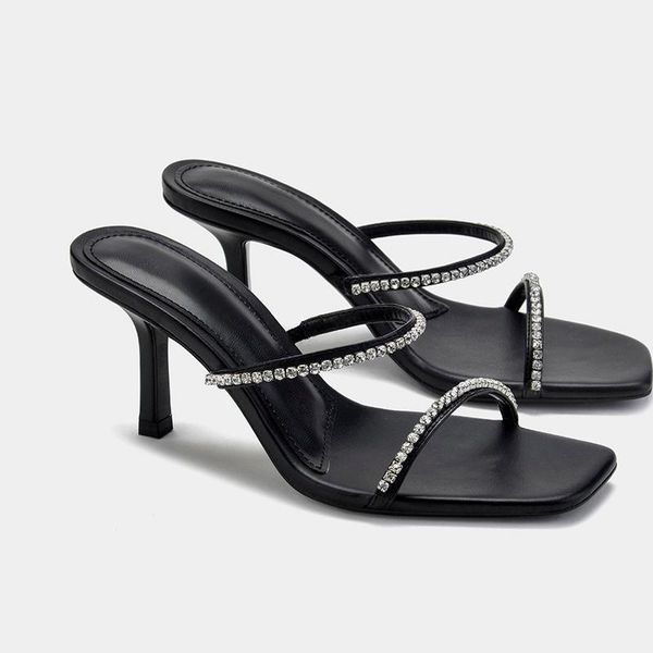 sandals 2021 summer black women's shoes square head rhinestone accessories high-heeled with belts
sandals 2021 summer black women's shoes square head rhinestone accessories high-heeled with belts