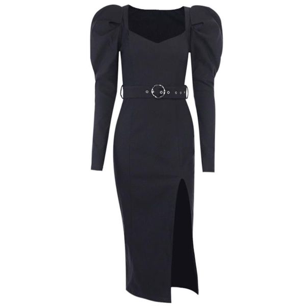 casual dresses black dress gothic retro women split v neck puff sleeve metal buckle belt bag hip dark goth vestido, Black;gray
casual dresses black dress gothic retro women split v neck puff sleeve metal buckle belt bag hip dark goth vestido, Black;gray