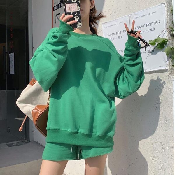 women's tracksuits 2021 fashion casual green short pants hoodies set elegant office o-neck outwear age-reduction female outfit clothing, Gray
women's tracksuits 2021 fashion casual green short pants hoodies set elegant office o-neck outwear age-reduction female outfit clothing, Gray