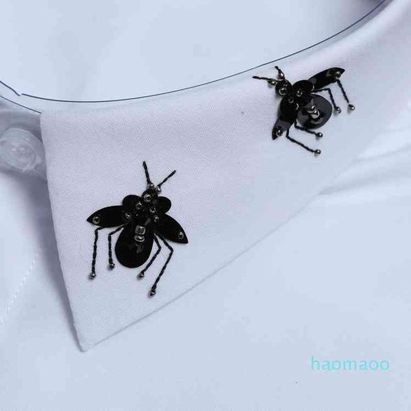 men's casual shirts long sleeve casual shirt turn-down collar camisa masculino plus size 3xl fashion embroid, White;black
men's casual shirts long sleeve casual shirt turn-down collar camisa masculino plus size 3xl fashion embroid, White;black