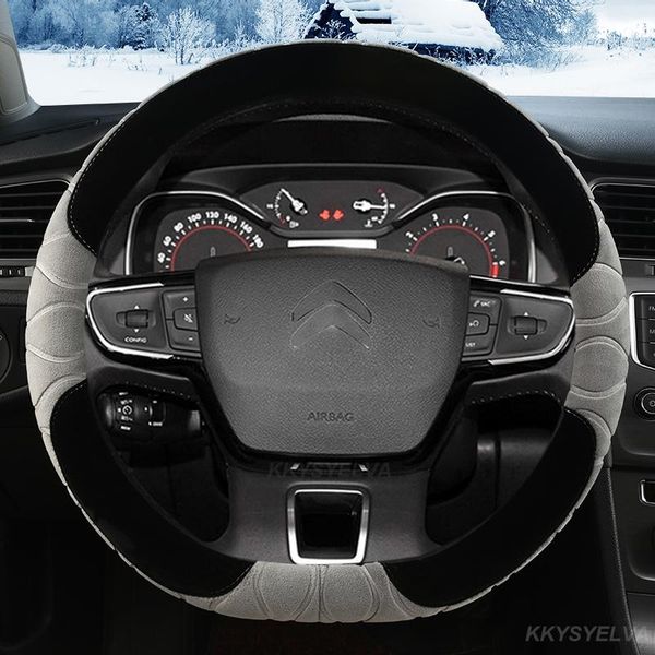 Steering Wheel Covers Winter Plush D Shape Car Cover For C3 II III 2009 - 2021 AIRCROSS Berlingo 3 C4 Picasso 2
Steering Wheel Covers Winter Plush D Shape Car Cover For C3 II III 2009 - 2021 AIRCROSS Berlingo 3 C4 Picasso 2