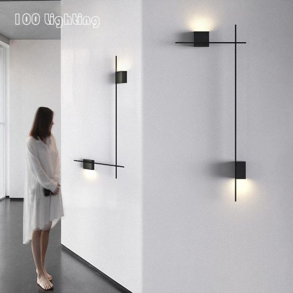 minimalist led wall lights blakc white metal living room aisle stairs sconce surface mount collocation art design lamp
minimalist led wall lights blakc white metal living room aisle stairs sconce surface mount collocation art design lamp