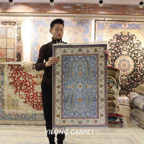 yilong 2'x3' small handmade classic silk carpet home decor pictorial rug (yxr128b) carpets
yilong 2'x3' small handmade classic silk carpet home decor pictorial rug (yxr128b) carpets