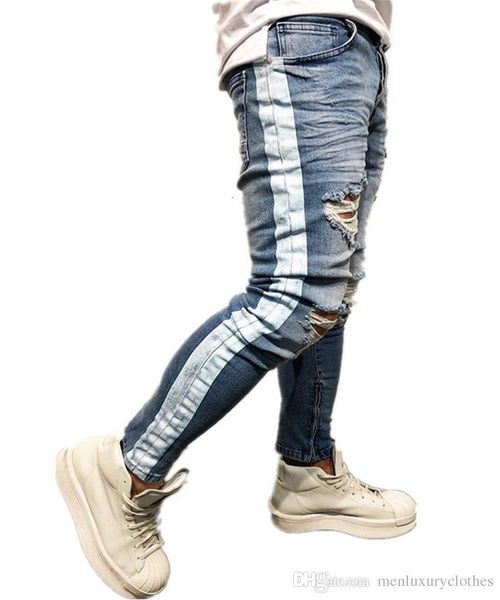 mens striped light blue jeans ripped holes distressed high street pencil jean pants
mens striped light blue jeans ripped holes distressed high street pencil jean pants