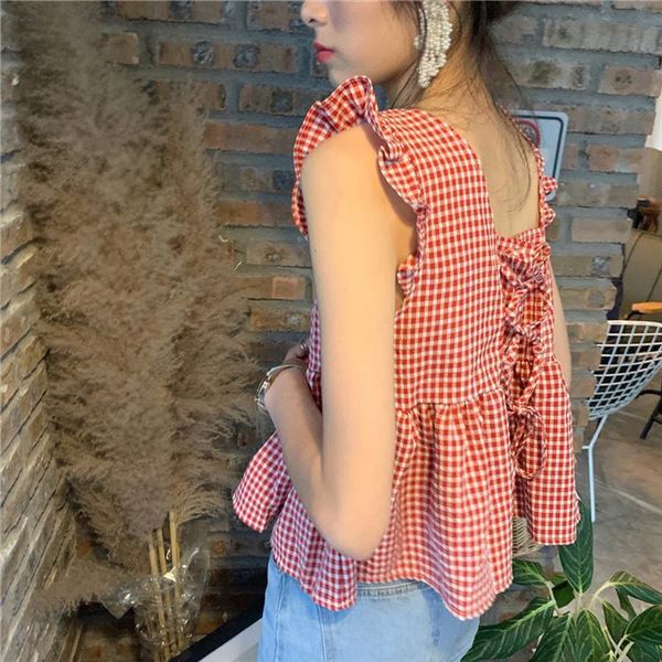korean summer knit women tanks cute loose t shirt vintage, White
korean summer knit women tanks cute loose t shirt vintage, White