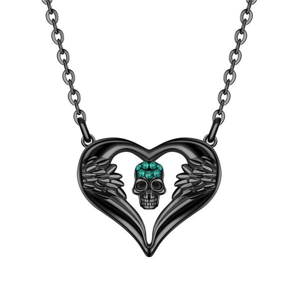 fashion punk women skull pendant necklace crystal black gold silver angel heart necklaces jewelry drop chokers, Golden;silver
fashion punk women skull pendant necklace crystal black gold silver angel heart necklaces jewelry drop chokers, Golden;silver