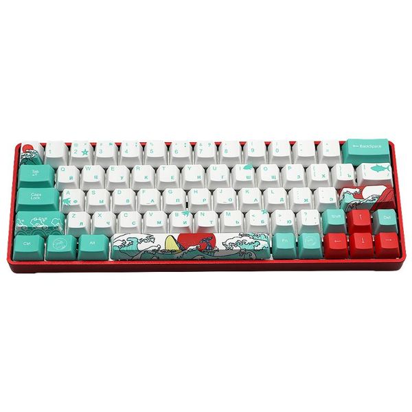 keyboards mechanische toetsenbord coral sea keycap dz60/poker/gk61/gk64 dye sublimation pbt oem 71 key korean japanese character
keyboards mechanische toetsenbord coral sea keycap dz60/poker/gk61/gk64 dye sublimation pbt oem 71 key korean japanese character