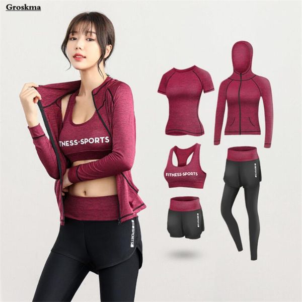 yoga outfits 2021 women sets high waist pants+shorts+t shirt+bra+coats fitness gym 5 piece set workout sportswear suits, White;red
yoga outfits 2021 women sets high waist pants+shorts+t shirt+bra+coats fitness gym 5 piece set workout sportswear suits, White;red