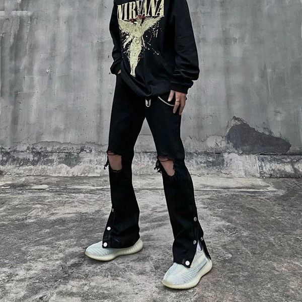 men's jeans godlikeu spring summer ripped loose korean trend comfortable straight leg pants streetwear male, Blue
men's jeans godlikeu spring summer ripped loose korean trend comfortable straight leg pants streetwear male, Blue