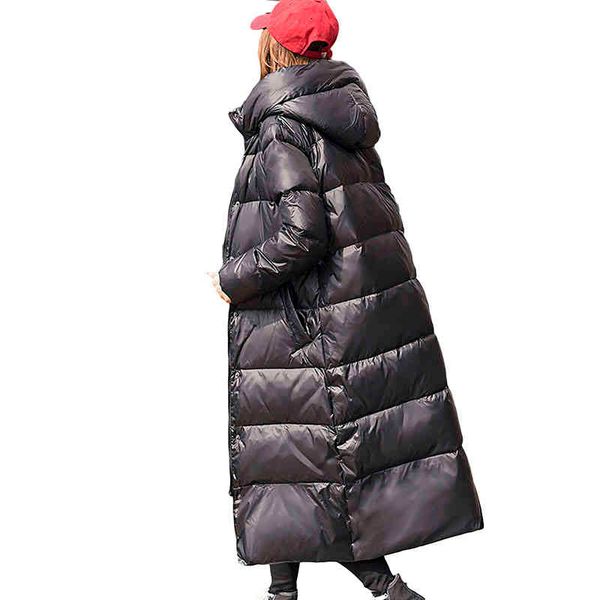 women's duck feather et, long and thick hoodie, warm raincoat, winter cloth, 90%, Black
women's duck feather et, long and thick hoodie, warm raincoat, winter cloth, 90%, Black
