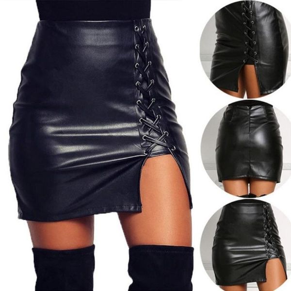 skirts summer high waist skirt women bandage slit balck micro pencil xs slim fit thight mini jupe femme club fashion leather, Black
skirts summer high waist skirt women bandage slit balck micro pencil xs slim fit thight mini jupe femme club fashion leather, Black