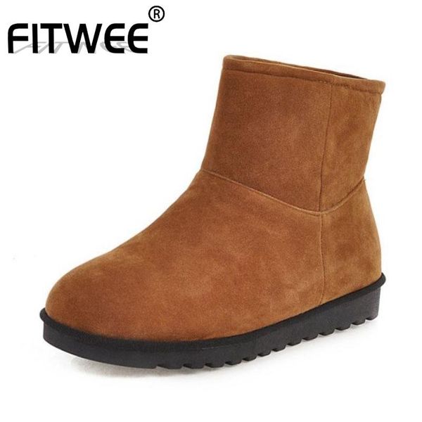boots fitwee winter snow for women ankle solid color round toe flats shoes keep warm with fur footwear size 34-43, Black
boots fitwee winter snow for women ankle solid color round toe flats shoes keep warm with fur footwear size 34-43, Black