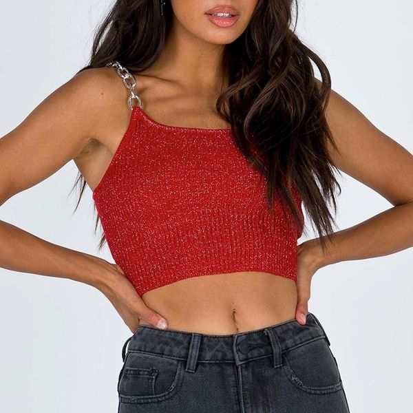 women's tanks & camis metal chain straps cropped tank women 2021 streetwear club crop summer vest fashion red, White
women's tanks & camis metal chain straps cropped tank women 2021 streetwear club crop summer vest fashion red, White