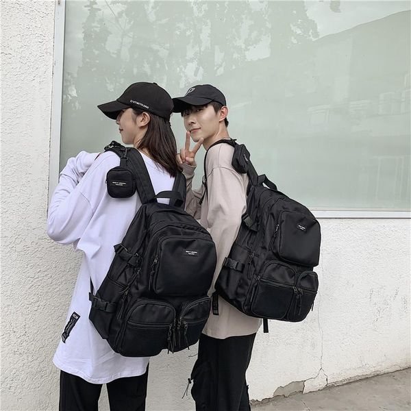 backpack trendy cool mesh function wind boys and girls front pocket design student schoolbag solid color large capacity travel
backpack trendy cool mesh function wind boys and girls front pocket design student schoolbag solid color large capacity travel