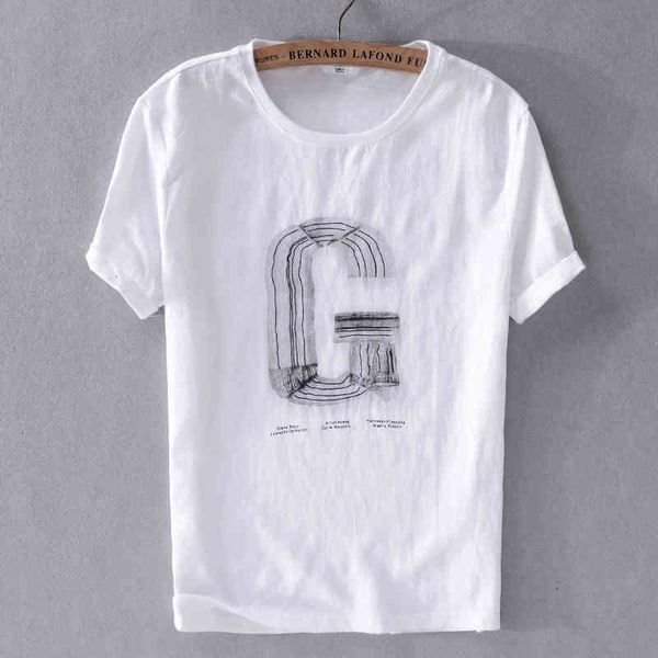 men's t-shirts summer linen short-sleeved t shirt white breathable cotton t-shirt mens print round neck tshirt male chemise vr47, White;black
men's t-shirts summer linen short-sleeved t shirt white breathable cotton t-shirt mens print round neck tshirt male chemise vr47, White;black