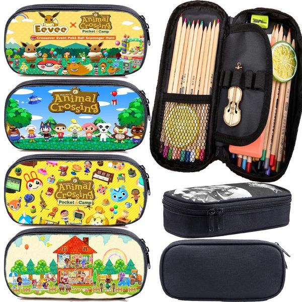children game animal crossing pen bag cartoon pencil case girl cosmetic makeup large capacity stationery bags & cases
children game animal crossing pen bag cartoon pencil case girl cosmetic makeup large capacity stationery bags & cases
