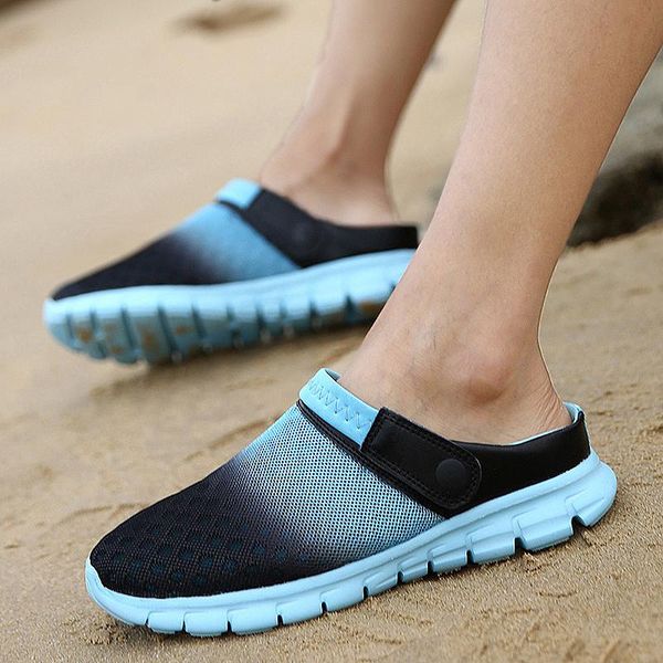 slippers fanan 2021 men women summer sandal mesh breathable padded beach flip flops shoes solid flat bath plus size 36-46, Black
slippers fanan 2021 men women summer sandal mesh breathable padded beach flip flops shoes solid flat bath plus size 36-46, Black