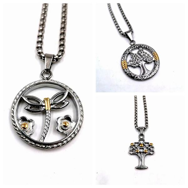 de árbol la vida color dorado a moda collar redondo flor libélula acero inoxidable para mujer pendant necklaces, Silver
de árbol la vida color dorado a moda collar redondo flor libélula acero inoxidable para mujer pendant necklaces, Silver