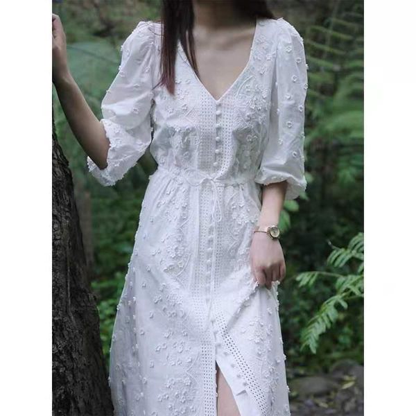 casual dresses ayualin cotton v neck autumn maxi women robe vintage white floral embroidery lace dress party bohemian vestidos 2022, Black;gray
casual dresses ayualin cotton v neck autumn maxi women robe vintage white floral embroidery lace dress party bohemian vestidos 2022, Black;gray