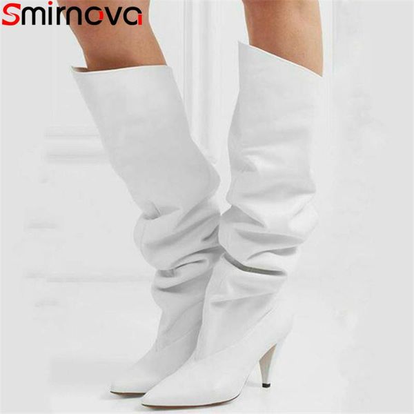 boots smirnova 2021 knee high women pointed toe pu pleated thin heel party shoes ladies autumn winter, Black
boots smirnova 2021 knee high women pointed toe pu pleated thin heel party shoes ladies autumn winter, Black