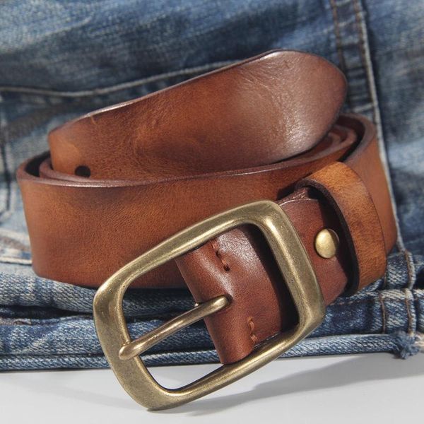 belts 100% cowhide fashion leather retro handmade copper buckle men's belt luxury genuine jeans wide, Black;brown
belts 100% cowhide fashion leather retro handmade copper buckle men's belt luxury genuine jeans wide, Black;brown