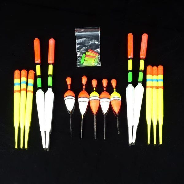 fishing accessories 1 set (15pcs) vertical buoy sea floats assorted size for most type of angling bobber tackle
fishing accessories 1 set (15pcs) vertical buoy sea floats assorted size for most type of angling bobber tackle