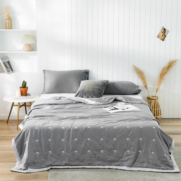 japanese-style solid-color air-conditioning is embroidered and washed. tencel summer quilt double cool comforters & sets
japanese-style solid-color air-conditioning is embroidered and washed. tencel summer quilt double cool comforters & sets