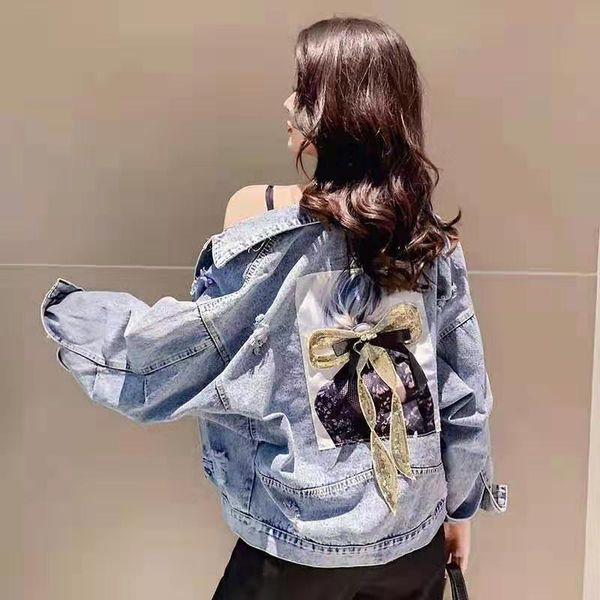 women's jackets denim jacket women embroidery jean female fall 2021 easing han edition bf european heavy brief paragraph, Black;brown
women's jackets denim jacket women embroidery jean female fall 2021 easing han edition bf european heavy brief paragraph, Black;brown