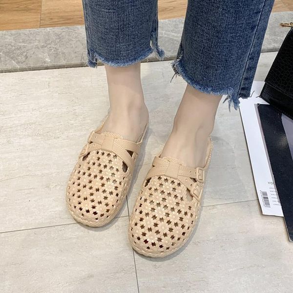 snowflake closed toe flats sandalias mujer hollw-out flower flip flops non-slip round soft sole beach sandals hole shoes2021, Black
snowflake closed toe flats sandalias mujer hollw-out flower flip flops non-slip round soft sole beach sandals hole shoes2021, Black
