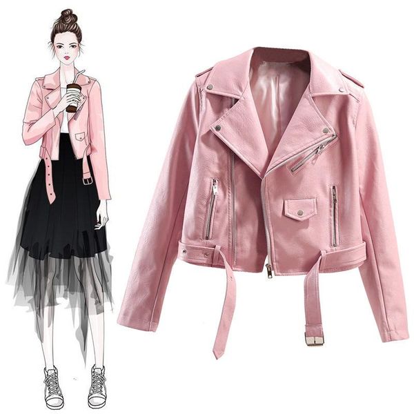 women's leather & faux 2021 nicesense spring plus size jacket jaqueta feminina women coat casacos feminino sobretudo abrigo mujer mante, Black
women's leather & faux 2021 nicesense spring plus size jacket jaqueta feminina women coat casacos feminino sobretudo abrigo mujer mante, Black