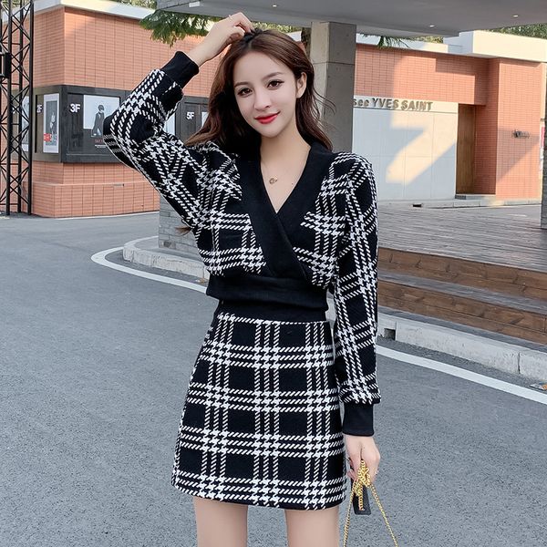 two piece dress spring ladies temperament fried street small incense style fashion goddess western knitted two-piece skirt k2pn, White
two piece dress spring ladies temperament fried street small incense style fashion goddess western knitted two-piece skirt k2pn, White