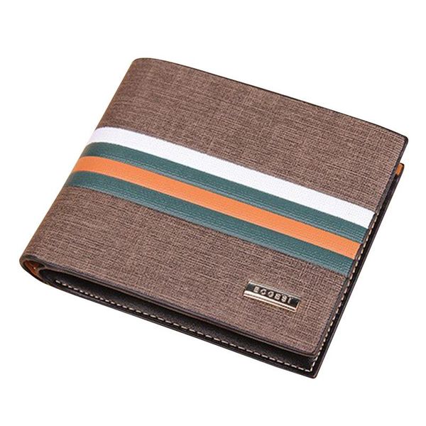 wallets arrival short striped designer men's leather wallet man tri-fold purse holder for male, Red;black
wallets arrival short striped designer men's leather wallet man tri-fold purse holder for male, Red;black