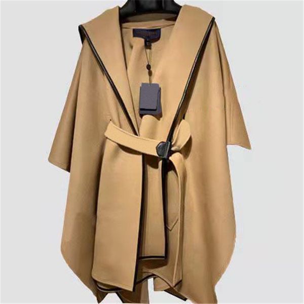 women's cape designer womens trench coats fashion outerwear letters hooded collocation belt slim outfitwindbreaker a variety of styles, Black
women's cape designer womens trench coats fashion outerwear letters hooded collocation belt slim outfitwindbreaker a variety of styles, Black