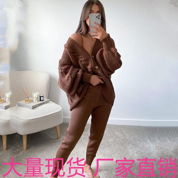 women's tracksuits 2021 autumn and winter women's products fashion v-neck solid color suit sweater women, Gray
women's tracksuits 2021 autumn and winter women's products fashion v-neck solid color suit sweater women, Gray