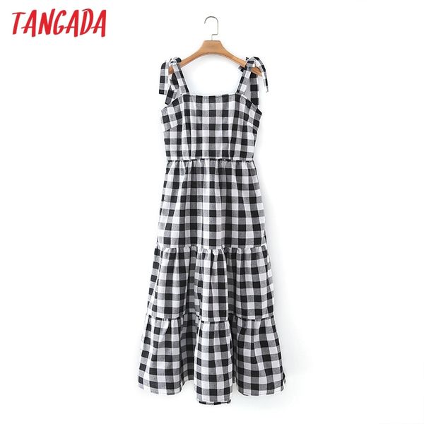 summer women plaid print long bow sleeveless ladies dress vestidos 2m130 210416, Black;gray
summer women plaid print long bow sleeveless ladies dress vestidos 2m130 210416, Black;gray