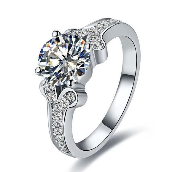 cluster rings solid 14k 585 white gold 1ct round stunning d color moissanite women ring fabulous wedding jewelry for her, Golden;silver
cluster rings solid 14k 585 white gold 1ct round stunning d color moissanite women ring fabulous wedding jewelry for her, Golden;silver