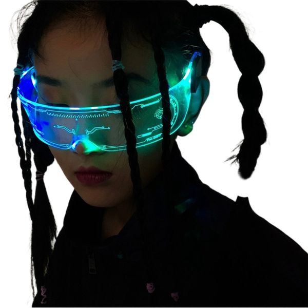 summer sunglasses 7 color luminous vintage punk goggles men women fashion party christmas colorful light up glasses shades uv400, White;black
summer sunglasses 7 color luminous vintage punk goggles men women fashion party christmas colorful light up glasses shades uv400, White;black