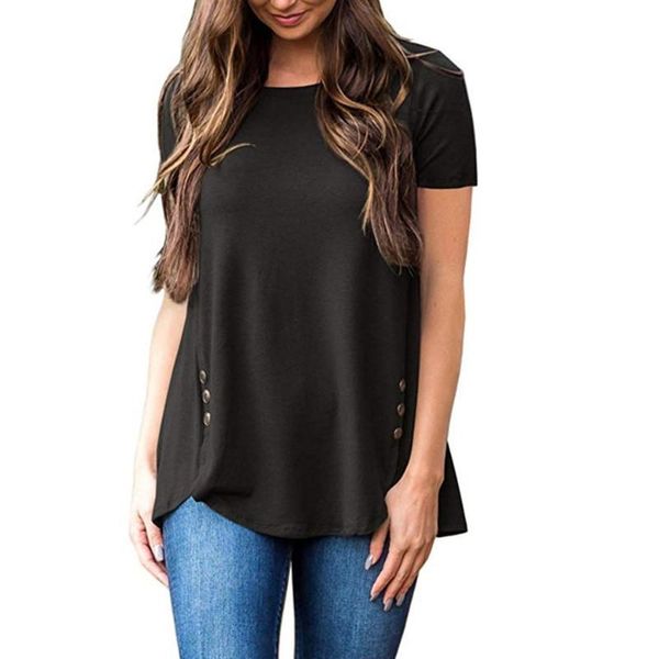 summer button women tshirt aesthetic clothes harajuku camisetas short sleeve t shirt womens clothing roupas feminina women's t-shirt, White
summer button women tshirt aesthetic clothes harajuku camisetas short sleeve t shirt womens clothing roupas feminina women's t-shirt, White