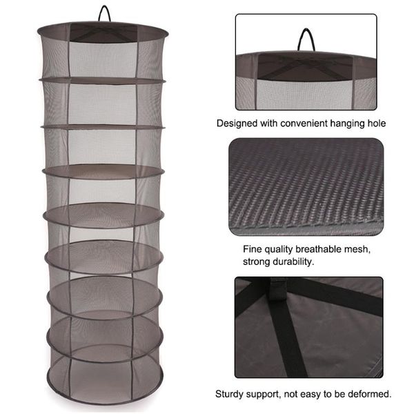 laundry bags 8 layers drying net basket folding dry rack opening shape dryer bag mesh 600mm diameter for herbs flowers
laundry bags 8 layers drying net basket folding dry rack opening shape dryer bag mesh 600mm diameter for herbs flowers
