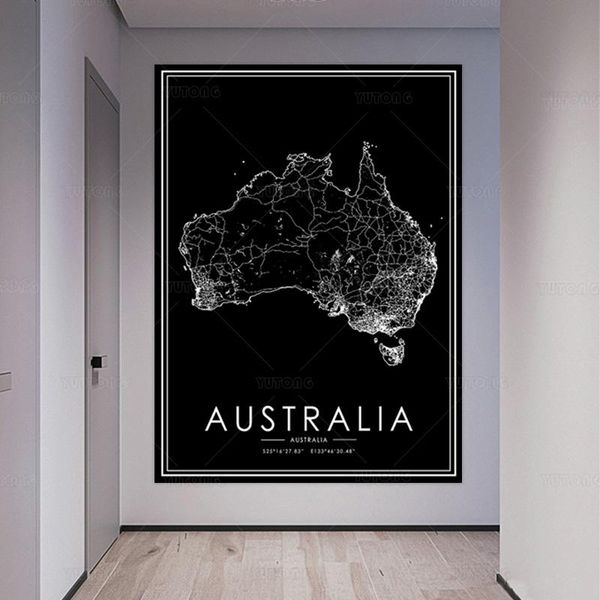 paintings world city map canvas wall painting art australia poster and prints decorative picture for living room home decor framed stjk20
paintings world city map canvas wall painting art australia poster and prints decorative picture for living room home decor framed stjk20