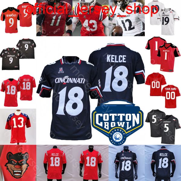 cotton bowl cincinnati bearcats football jersey ncaa college travis kelce desmond ridder michael warren ii jerome ford tyler scott thompson, Black
cotton bowl cincinnati bearcats football jersey ncaa college travis kelce desmond ridder michael warren ii jerome ford tyler scott thompson, Black