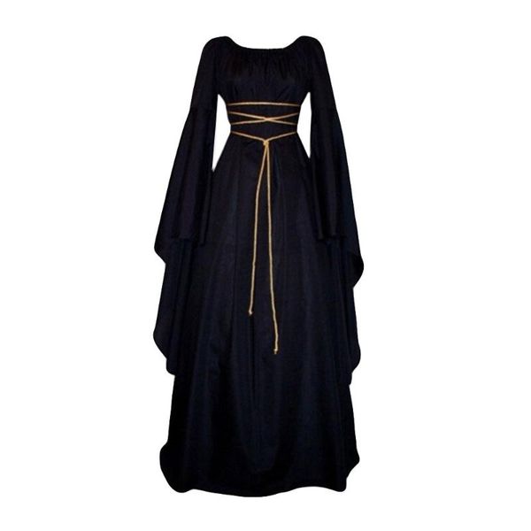 casual dresses women medieval dress plus size solid vintage long sleeve bandage halloween costume party female vestido robe #40, Black;gray
casual dresses women medieval dress plus size solid vintage long sleeve bandage halloween costume party female vestido robe #40, Black;gray
