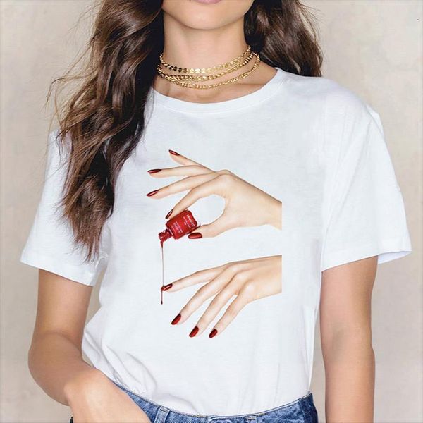 fashion men nail polish print mens t shirt tee harajuku cute female summer clothes, White;black
fashion men nail polish print mens t shirt tee harajuku cute female summer clothes, White;black