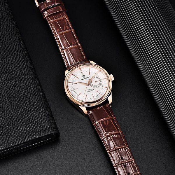 wristwatches pagani design leather men's watch brand stainless steel waterproof sports chronograph quartz watches relogio masculino, Slivery;brown
wristwatches pagani design leather men's watch brand stainless steel waterproof sports chronograph quartz watches relogio masculino, Slivery;brown