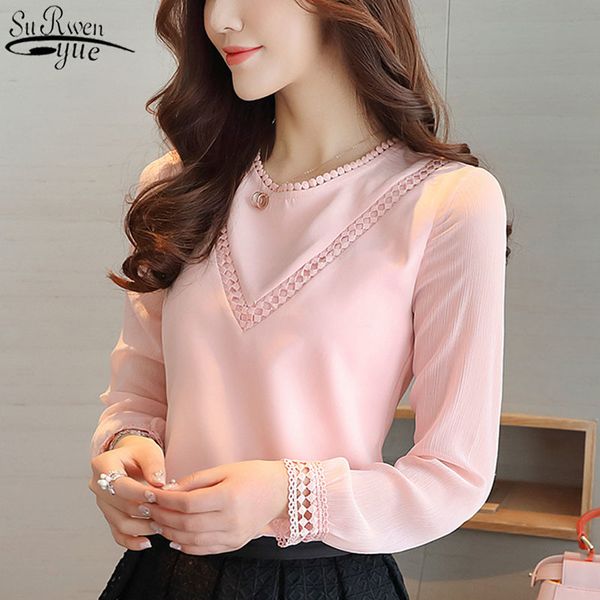 spring and autumn fashion chiffon shirt long sleeved ol korean casual blouse women 620g 30 210427, White
spring and autumn fashion chiffon shirt long sleeved ol korean casual blouse women 620g 30 210427, White