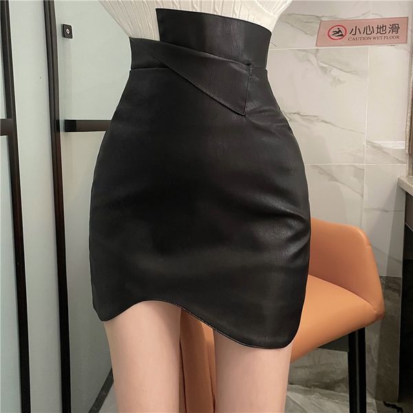 casual dresses irregular design high waist skirt female street fashion bag hip leather slim short mini small q3ed, Black;gray
casual dresses irregular design high waist skirt female street fashion bag hip leather slim short mini small q3ed, Black;gray