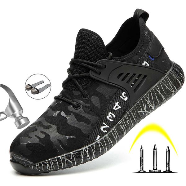men safety work shoes for men boots light weight anti-smashing steel toe work boots male safety shoes fashion sneakers men sheos, Black;white
men safety work shoes for men boots light weight anti-smashing steel toe work boots male safety shoes fashion sneakers men sheos, Black;white