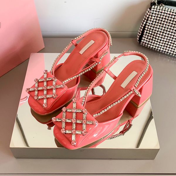 designer women mm chunky heel sandals italy brand vintage fashion diamonds rhinestone toe genuine leather sandal party mary janes shoe, Black
designer women mm chunky heel sandals italy brand vintage fashion diamonds rhinestone toe genuine leather sandal party mary janes shoe, Black