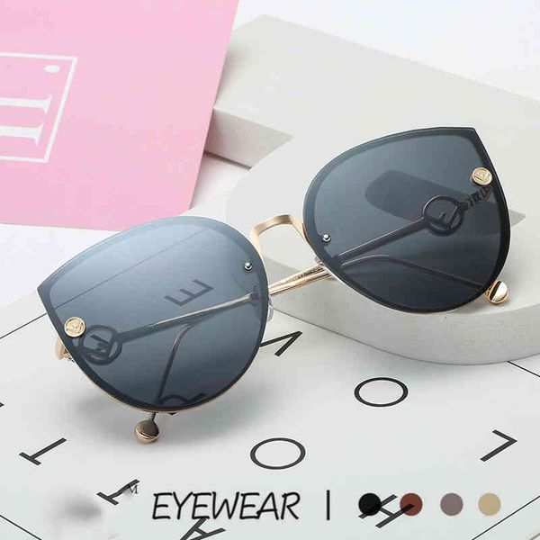 luxury designer sunglasses 2021 women rimless uv400 brand designer gradient sun glasses female oculos, White;black
luxury designer sunglasses 2021 women rimless uv400 brand designer gradient sun glasses female oculos, White;black